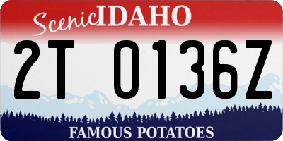 ID license plate 2T0136Z