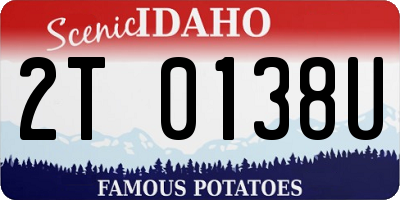 ID license plate 2T0138U
