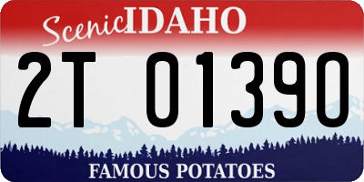 ID license plate 2T0139O