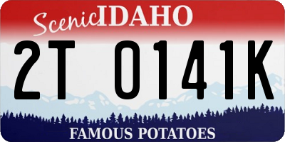ID license plate 2T0141K