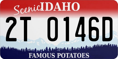 ID license plate 2T0146D