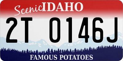 ID license plate 2T0146J