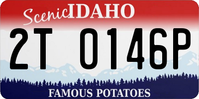 ID license plate 2T0146P
