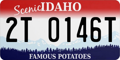 ID license plate 2T0146T