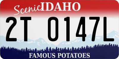 ID license plate 2T0147L