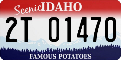 ID license plate 2T0147O
