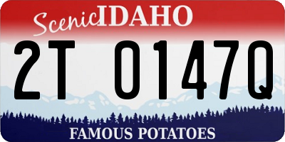 ID license plate 2T0147Q