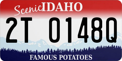 ID license plate 2T0148Q