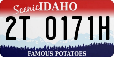 ID license plate 2T0171H