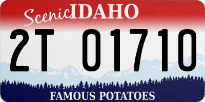 ID license plate 2T0171O