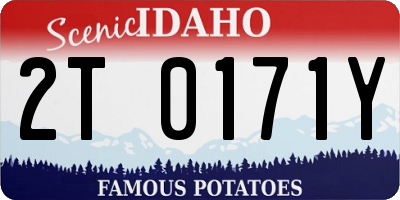 ID license plate 2T0171Y