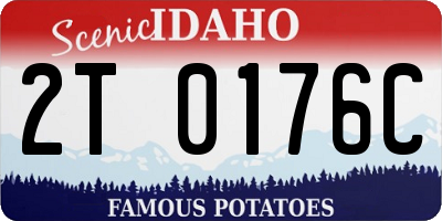 ID license plate 2T0176C
