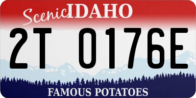 ID license plate 2T0176E