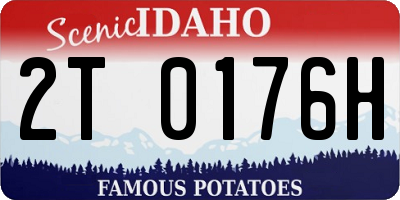 ID license plate 2T0176H