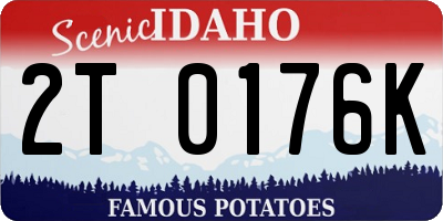 ID license plate 2T0176K
