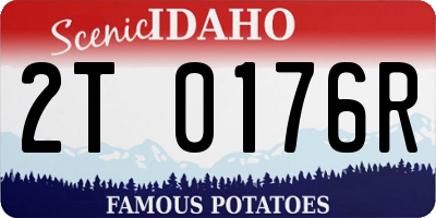 ID license plate 2T0176R