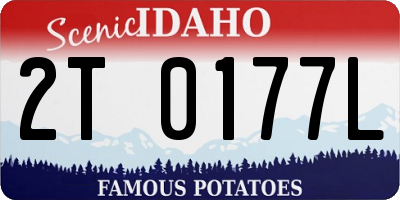 ID license plate 2T0177L