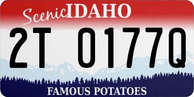 ID license plate 2T0177Q