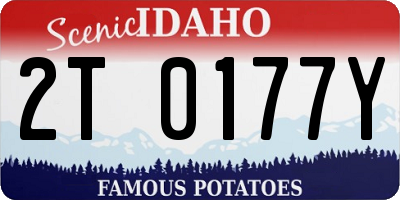 ID license plate 2T0177Y
