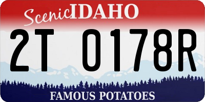 ID license plate 2T0178R