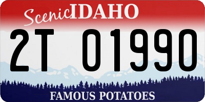 ID license plate 2T0199O