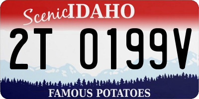 ID license plate 2T0199V