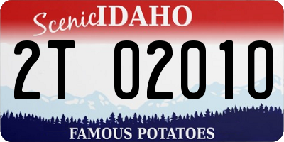 ID license plate 2T0201O