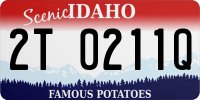 ID license plate 2T0211Q