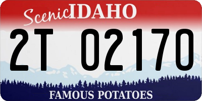 ID license plate 2T0217O