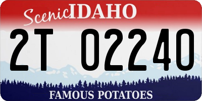 ID license plate 2T0224O