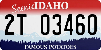 ID license plate 2T0346O