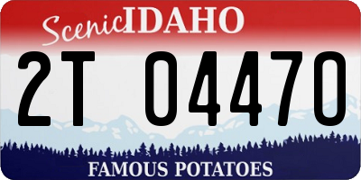 ID license plate 2T0447O