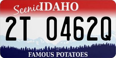 ID license plate 2T0462Q