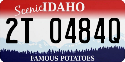 ID license plate 2T0484Q