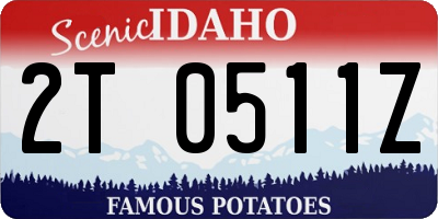 ID license plate 2T0511Z