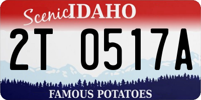 ID license plate 2T0517A