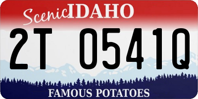 ID license plate 2T0541Q