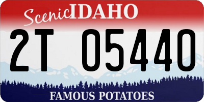 ID license plate 2T0544O