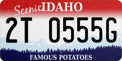 ID license plate 2T0555G