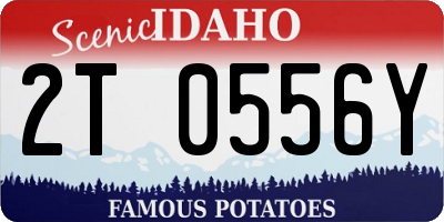 ID license plate 2T0556Y