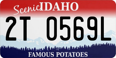 ID license plate 2T0569L