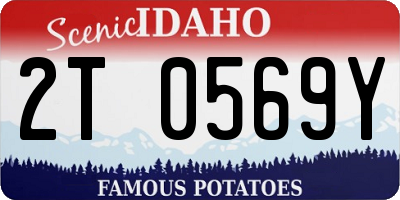 ID license plate 2T0569Y