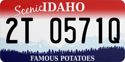 ID license plate 2T0571Q