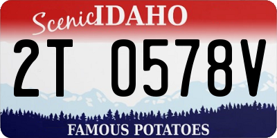ID license plate 2T0578V