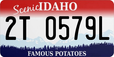 ID license plate 2T0579L