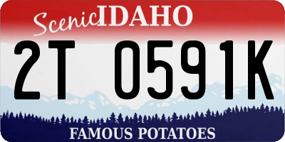 ID license plate 2T0591K