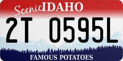 ID license plate 2T0595L
