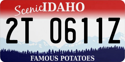 ID license plate 2T0611Z