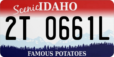 ID license plate 2T0661L