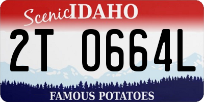 ID license plate 2T0664L